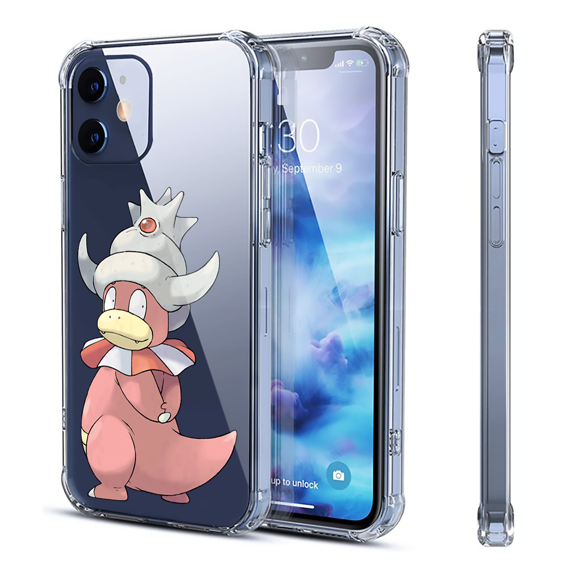 （画像用） ポケットモンスター Pokémon 【iPhone 12シリーズ対応】透明スマホケース（クリアソフトケース）